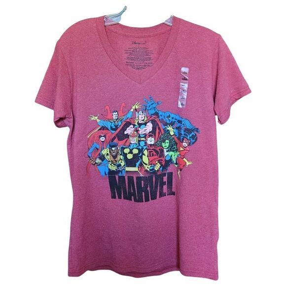 New Disney red marvel tee shirt - Picture 1 of 3